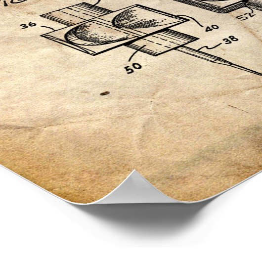 Dentist Patent Poster (Hoek)