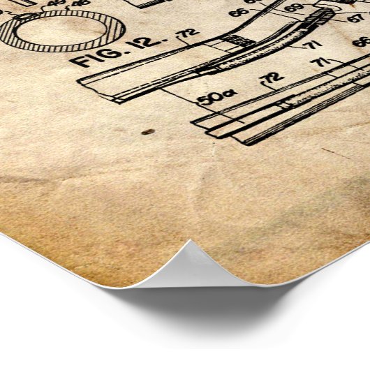 Dentist Patent Poster (Hoek)