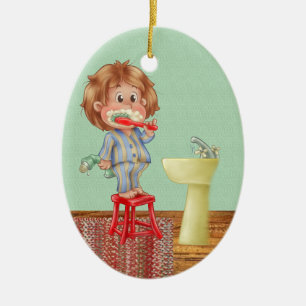 Dentist - Penseel Uw Tanden - SRF Keramisch Ornament