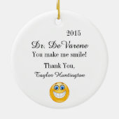 Dentist - Penseel Uw Tanden - SRF Keramisch Ornament (Achterkant)