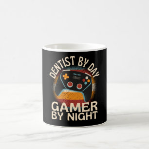 Dentist per dag gamer van acht koffiemok