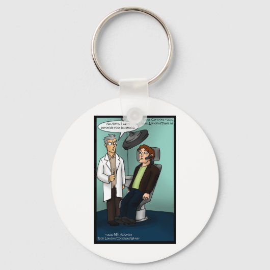 Dentist Peroxide Bluetooth? Funny Gifts Kaarten T Sleutelhanger (Voorkant)