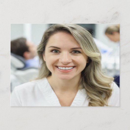 Dentist Photo Customize Personalize Briefkaart (Voorkant)