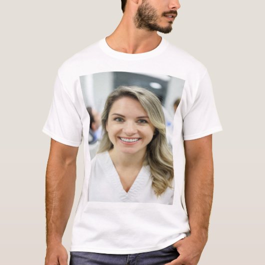 Dentist Photo Customize Personalize T-shirt (Voorkant)