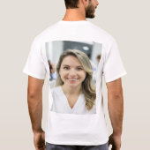 Dentist Photo Customize Personalize T-shirt (Achterkant)