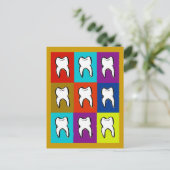Dentist Popart Gifts Briefkaart (Staand voorkant)