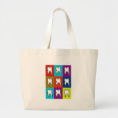 Dentist Popart Gifts Grote Tote Bag (Voorkant)