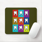 Dentist Popart Gifts Muismat (Met muis)