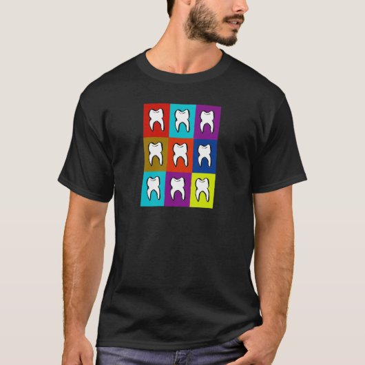 Dentist Popart Gifts T-shirt (Voorkant)