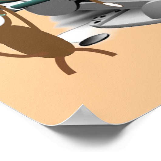 Dentist Poster —unieke cadeau (Hoek)