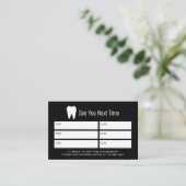 Dentist Professional Dental Clinic Appointment Afsprakenkaartje (Staand voorkant)