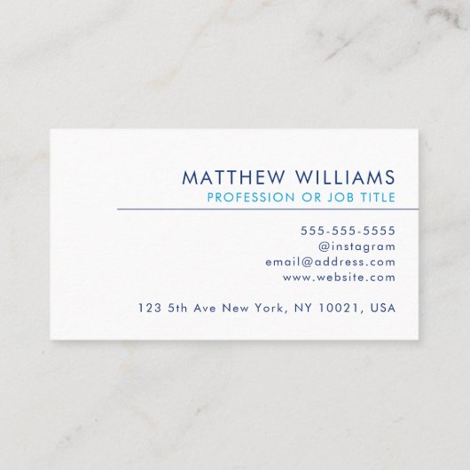 Dentist Professional QR Code Moderne Visitekaartje (Achterkant)