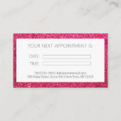 Dentist Professional tandheelkundige benoeming Visitekaartje (Achterkant)