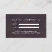 Dentist Professional tandheelkundige benoeming Visitekaartje (Achterkant)