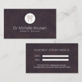 Dentist Professional tandheelkundige benoeming Visitekaartje (Voorkant / Achterkant)