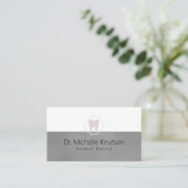 Dentist Professional tandheelkundige benoeming Visitekaartje (Staand voorkant)