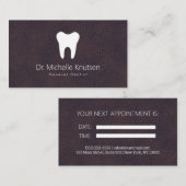 Dentist Professional tandheelkundige benoeming Visitekaartje (Voorkant / Achterkant)