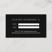 Dentist Professional tandheelkundige benoeming Visitekaartje (Achterkant)