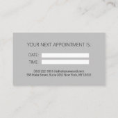 Dentist Professional tandheelkundige benoeming Visitekaartje (Achterkant)