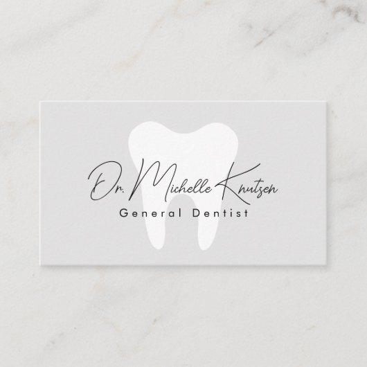 Dentist Professional tandheelkundige benoeming Visitekaartje (Voorkant)