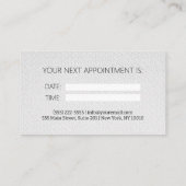 Dentist Professional tandheelkundige benoeming Visitekaartje (Achterkant)