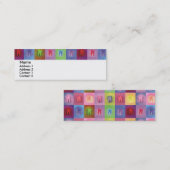 Dentist-profielkaart Mini Visitekaartje (Voorkant / Achterkant)