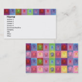 Dentist-profielkaart Visitekaartje (Voorkant / Achterkant)