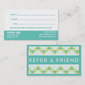 Dentist Reference Business Reference Visitekaartje Aanbevelingskaartje (Voorkant / Achterkant)