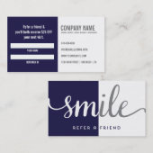 Dentist Reference Visitekaartje Aanbevelingskaartje (Voorkant / Achterkant)