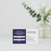 Dentist Reference Visitekaartje Aanbevelingskaartje (Staand voorkant)