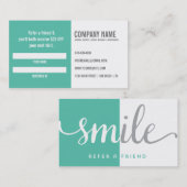 Dentist Reference Visitekaartje Aanbevelingskaartje (Voorkant / Achterkant)