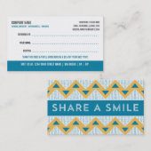 Dentist Reference Visitekaartje Aanbevelingskaartje (Voorkant / Achterkant)