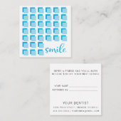Dentist Referral Card Square Vierkante Visitekaartje (Voorkant / Achterkant)