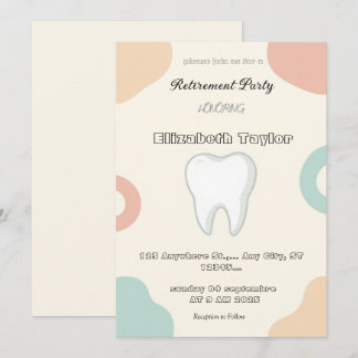 Dentist retirement invitation -Thank You Dentist Kaart