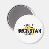 Dentist Rock Star by Night Magneet (Voorkant / Achterkant)