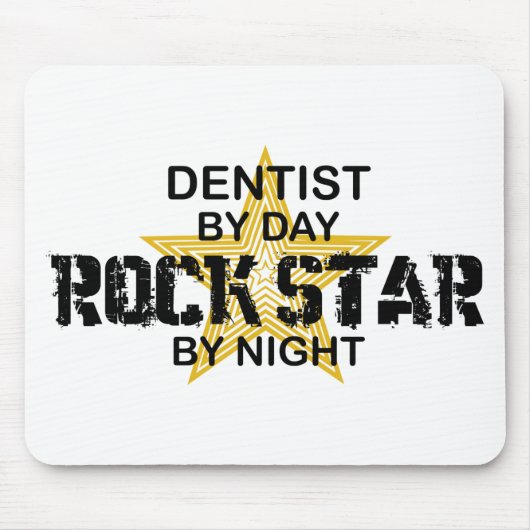 Dentist Rock Star by Night Muismat (Voorkant)