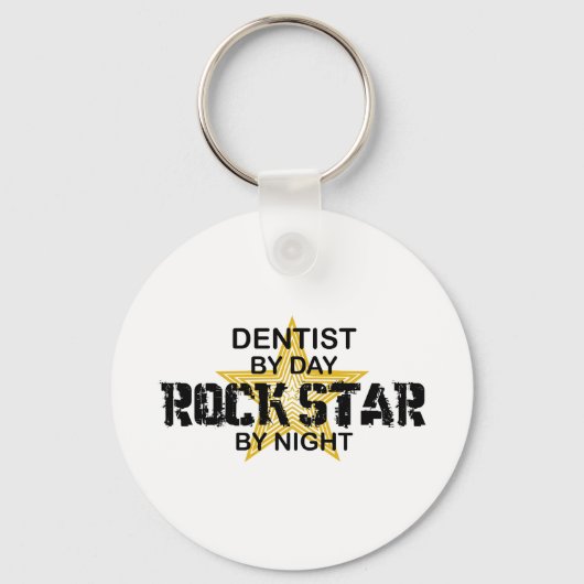 Dentist Rock Star by Night Sleutelhanger (Voorkant)