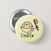 Dentist Ronde Button 5,7 Cm (Voorkant /achterkant)
