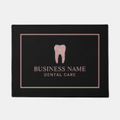 Dentist Roos Gold Tooth Moderne tandheelkundige di Deurmat (Voorkant)