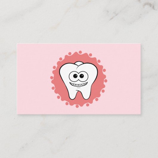 Dentist Roze Visitekaartjes (Achterkant)