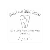 Dentist Rubberstempel (Afrduk)