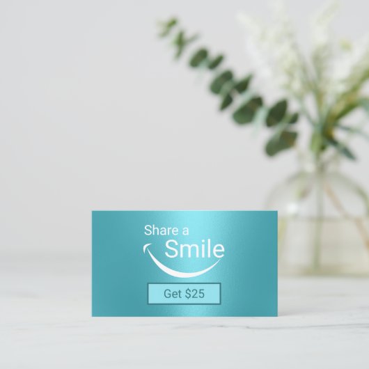 Dentist Share a Smile Turquoise Dental Referral (Staand voorkant)
