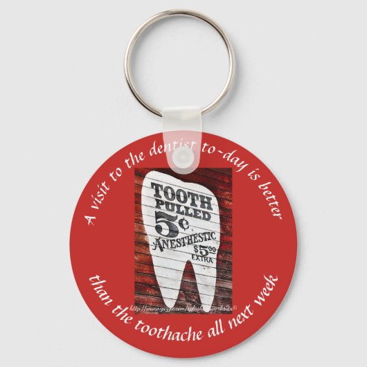 Dentist Sleutelhanger (Voorkant)
