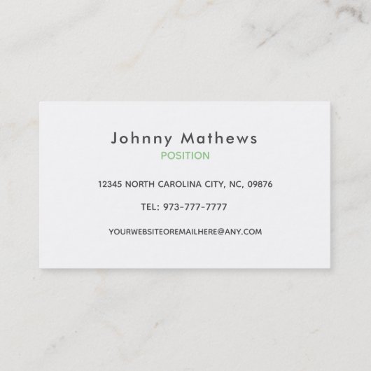 Dentist Slogans Visitekaartjes (Achterkant)