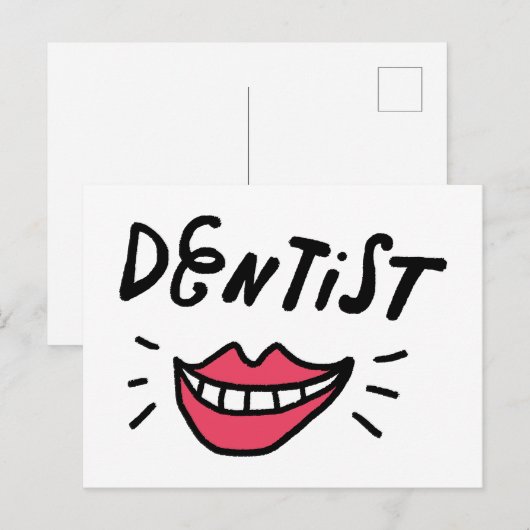 Dentist Smile Briefkaart (Voorkant / Achterkant)