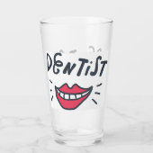 Dentist Smile Glas (Achterkant)