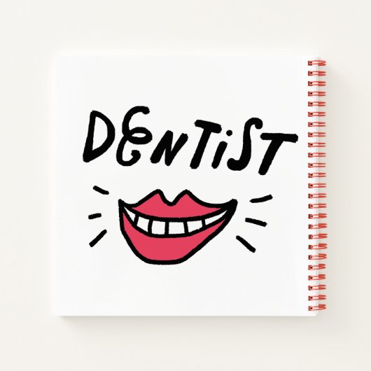 Dentist Smile Notitieboek (Achterkant)
