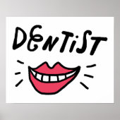 Dentist Smile Poster (Voorkant)