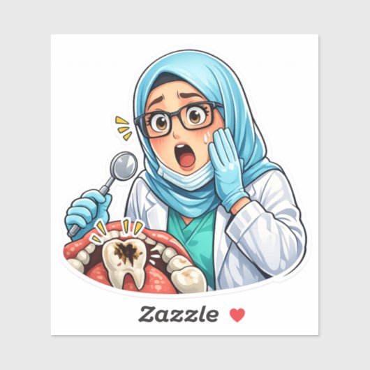 Dentist Smile Sticker (Vel)