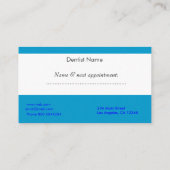 Dentist Smile Typography Appointment Afsprakenkaartje (Achterkant)